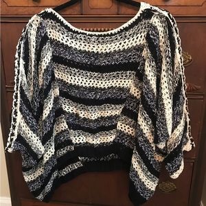 Free People sweater with dolman sleeves, size M